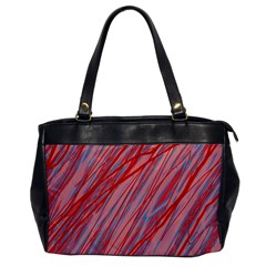 Pink And Red Decorative Pattern Office Handbags