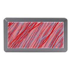 Pink And Red Decorative Pattern Memory Card Reader (mini)