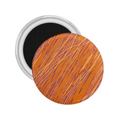 Orange Pattern 2 25  Magnets