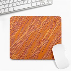 Orange Pattern Large Mousepads