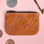 Orange pattern Mini Coin Purses Front