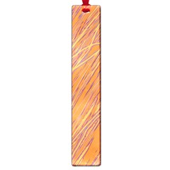 Orange Pattern Large Book Marks