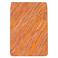 Orange Pattern Flap Covers (l)  by Valentinaart