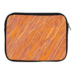 Orange Pattern Apple Ipad 2/3/4 Zipper Cases