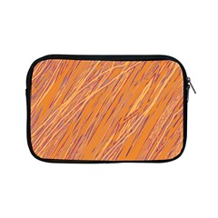 Orange Pattern Apple Ipad Mini Zipper Cases by Valentinaart