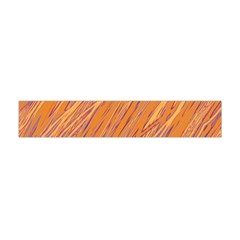 Orange Pattern Flano Scarf (mini)