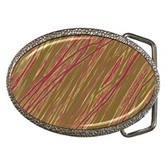 Brown Elegant Pattern Belt Buckles