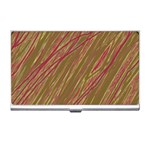 Brown elegant pattern Business Card Holders Front