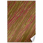 Brown elegant pattern Canvas 20  x 30   19.62 x28.9  Canvas - 1