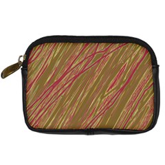 Brown Elegant Pattern Digital Camera Cases