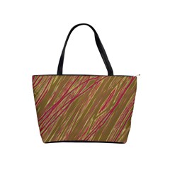 Brown Elegant Pattern Shoulder Handbags