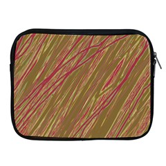 Brown Elegant Pattern Apple Ipad 2/3/4 Zipper Cases