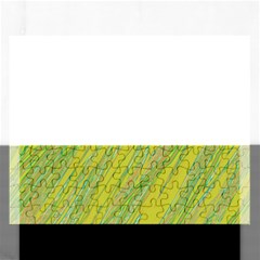 Green And Yellow Van Gogh Pattern Rectangular Jigsaw Puzzl