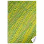 Green and yellow Van Gogh pattern Canvas 24  x 36  23.35 x34.74  Canvas - 1