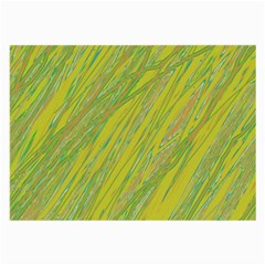 Green And Yellow Van Gogh Pattern Large Glasses Cloth