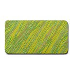 Green and yellow Van Gogh pattern Medium Bar Mats 16 x8.5  Bar Mat