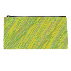 Green And Yellow Van Gogh Pattern Pencil Cases