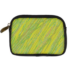 Green And Yellow Van Gogh Pattern Digital Camera Cases