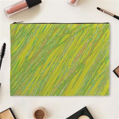 Green And Yellow Van Gogh Pattern Cosmetic Bag (xl)