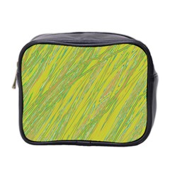 Green And Yellow Van Gogh Pattern Mini Toiletries Bag 2-side