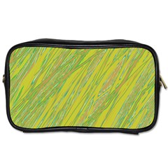 Green And Yellow Van Gogh Pattern Toiletries Bags