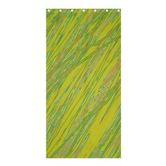 Green And Yellow Van Gogh Pattern Shower Curtain 36  X 72  (stall)  by Valentinaart