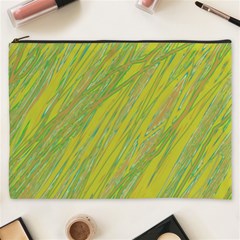 Green And Yellow Van Gogh Pattern Cosmetic Bag (xxxl) 