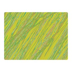 Green And Yellow Van Gogh Pattern Double Sided Flano Blanket (mini) 