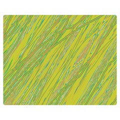 Green And Yellow Van Gogh Pattern Double Sided Flano Blanket (medium) 