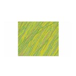 Green and yellow Van Gogh pattern Satin Wrap Front