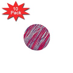 Purple Decorative Pattern 1  Mini Buttons (10 Pack)  by Valentinaart