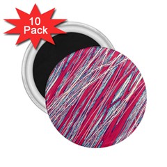 Purple Decorative Pattern 2 25  Magnets (10 Pack)  by Valentinaart