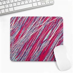 Purple Decorative Pattern Large Mousepads by Valentinaart