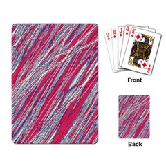 Purple Decorative Pattern Playing Card