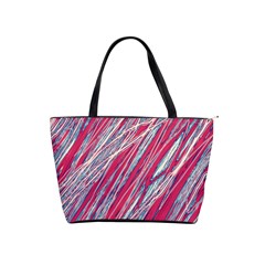 Purple Decorative Pattern Shoulder Handbags