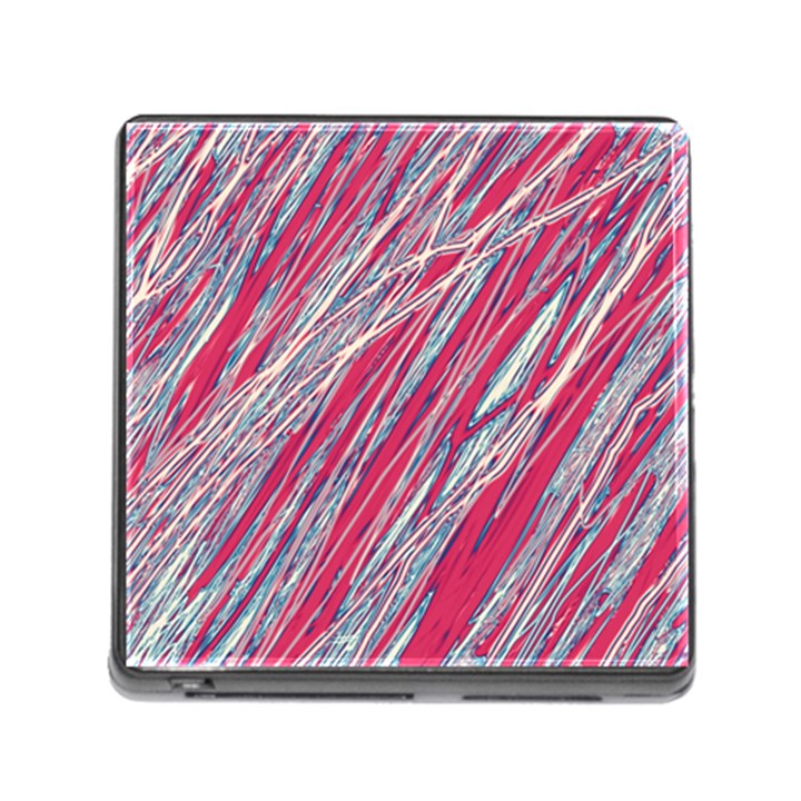 Purple decorative pattern Memory Card Reader (Square)