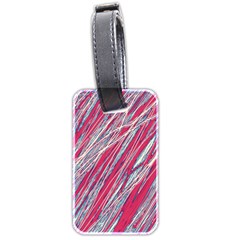 Purple Decorative Pattern Luggage Tags (two Sides)