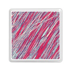 Purple Decorative Pattern Memory Card Reader (square) 