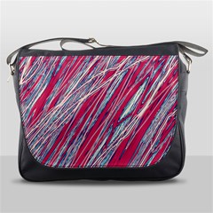 Purple Decorative Pattern Messenger Bags