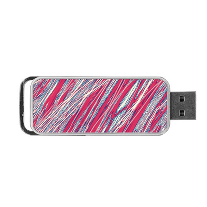 Purple decorative pattern Portable USB Flash (Two Sides)