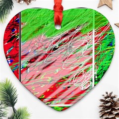 Colorful Pattern Ornament (heart) 