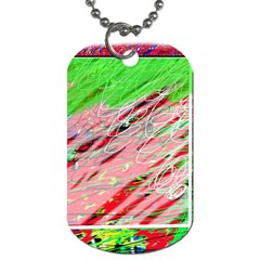 Colorful Pattern Dog Tag (one Side)