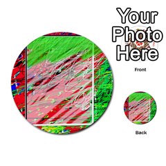 Colorful Pattern Multi-purpose Cards (round) 