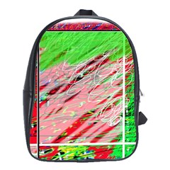 Colorful Pattern School Bags(large)  by Valentinaart