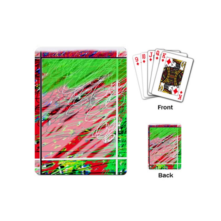 Colorful pattern Playing Cards (Mini) 