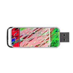 Colorful Pattern Portable Usb Flash (two Sides) by Valentinaart