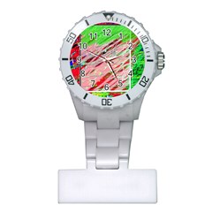 Colorful Pattern Plastic Nurses Watch