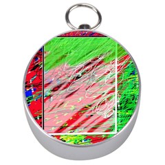 Colorful Pattern Silver Compasses