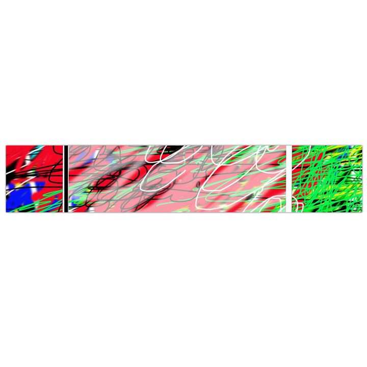 Colorful pattern Flano Scarf (Large)