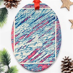 Colorful Pattern Ornament (oval) 